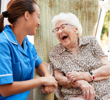 nurse and senior