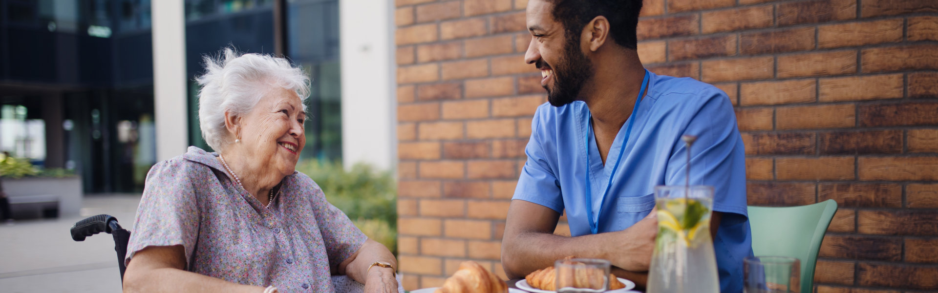 give and senior eating